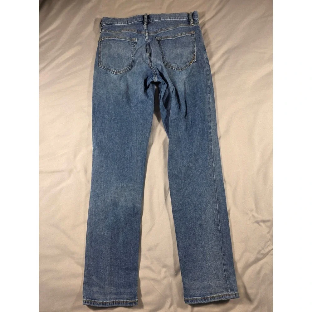 Banana Republic Slim Fit Jeans Mens 33x32 Blue Medium Wash Stretch Denim